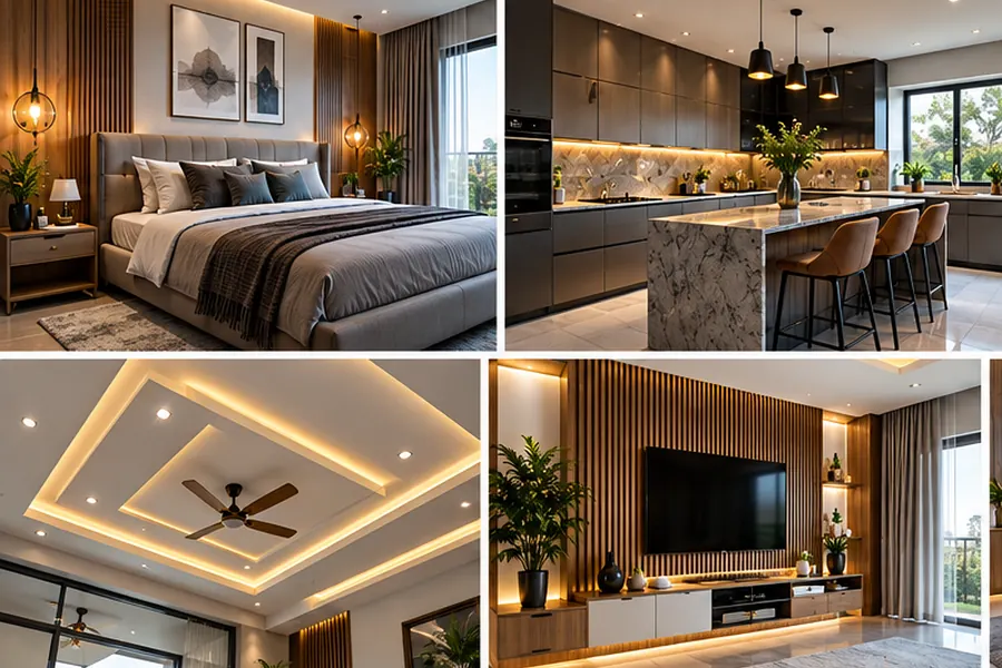 Interior space showcasing Shree Balaji Interior design work